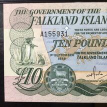 World Banknote Grading FALKLAND ISLANDS《 British Administration 》10 Pounds【1986】『PMG Grading About Uncirculated 55 EPQ』_画像3
