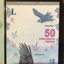 World Banknote Grading ARGENTINA《Banco Central》50 Pesos【2018】『PMG Grading Gem Uncirculated 66 EPQ』_画像4