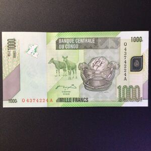 World Paper Money CONGO DEMOCRATIC REPUBLIC 1000 Francs[2005]