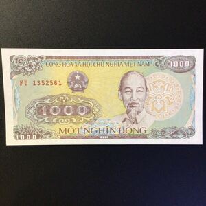 World Paper Money VIE NAM 1000 Dong【1988】