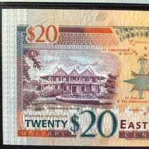 World Banknote Grading EAST CARIBBEAN STATES〔St.Vincent〕《Central Bank》20 Dollars【1994】『PMG Grading Gem Uncirculated 66EPQ』_画像6