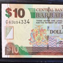 World Banknote Grading BARBADOS《 Central Bank 》10 Dollars【2012】『PMG Grading Gem Uncirculated 66 EPQ』_画像4