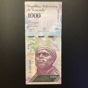 World Paper Money VENEZUELA 1000 Bolivares[2017]