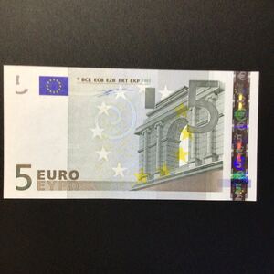 World Paper Money EUROPEAN UNION 5 Euro【2002】