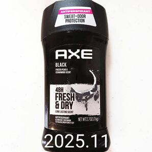 アックス　axe　48時間汗対策デオドラント　ブラック　76g　デオドラント　制汗剤★使用期限2025.11★