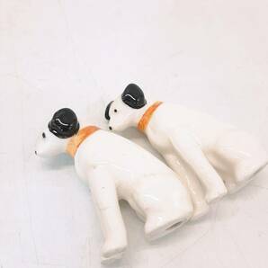 j111【1円～】 ニッパー犬 VICTOR ビクター 置物 約15cm 11cm 7.5cm×2 5.5cm×2 ※15cm,5.5cmのものに割れ補修あり 長期保管品 現状品 の画像9