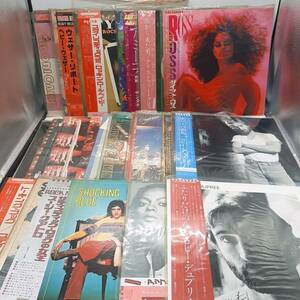 j165【1円～】 洋楽 レコード まとめ 大量 ポップス R&B ロック ジャンルいろいろ 中古 LP 21点 動作未確認 長期保管品 現状品 