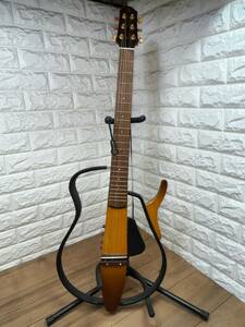 A-19[1 иен ~] YAMAHA Yamaha немой гитара SLG110S электрогитара акустическая гитара один владелец товар рабочий товар 