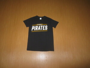 古着　GILDAN　Tシャツ　ブラックS　PITTSBURGH　PIRATES　ピッツバーグ　パイレーツ