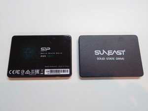 [ used ] SSD 2.5 SATA 128GB 2 pcs set (SP SUNEAST) period of use ultimate little 