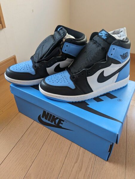 Nike Air Jordan 1 Retro High OG "University Blue/UNC Toe" 27.5cm