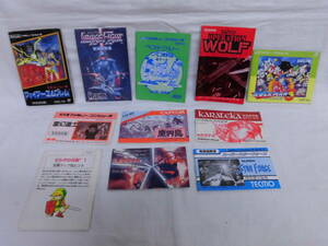  Junk подлинная вещь FC игра soft инструкция по эксплуатации только совместно 75 шт. комплект + в дополнение Flyer, открытка и т.п. 50 листов и больше имеется Famicom 