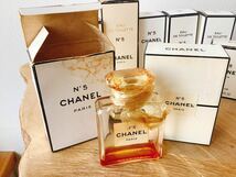 【CHANEL】N°5　EAU DE TOILETTE/60ｍl+19ｍl×4　PARFUM/7ml×2　シャネル　ヴィンテージ香水　8点まとめて_画像8