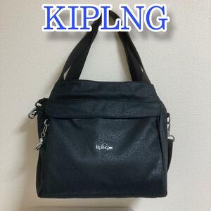  прекрасный товар Kipling Kipling наклонный .. сумка на плечо ручная сумочка 2way черный чёрный Gorilla metal 