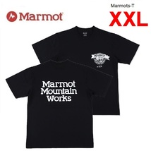 Marmot マーモット マーモッツTシャツ ブラック XXL　TSSMC407　メンズ　Ｔシャツ　アウトドア_画像1