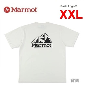 Marmot マーモット ベーシックロゴTシャツ ホワイト XXL　TSSMC406　メンズ　Ｔシャツ　アウトドア