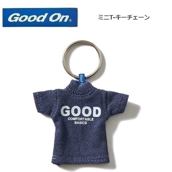 Good On グッドオン ミニT キーチェーン ネイビー　GOGD2105　キーホルダー