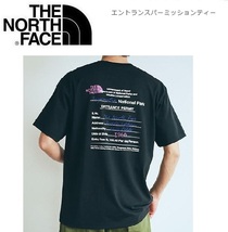 THE NORTH FACE ザノースフェイス エントランスパーミッションＴシャツ ブラック L　NT32439　メンズ　バックプリント　アウトドア_画像3