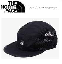 THE NORTH FACE ザノースフェイス ファイブパネルメッシュキャップ ブラック フリーサイズ　NN02330　帽子　アウトドア_画像1