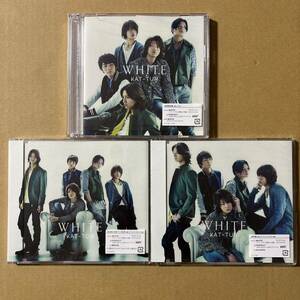 KAT-TUN WHITE 初回限定盤 初回プレス 通常盤 CD+DVD シングル