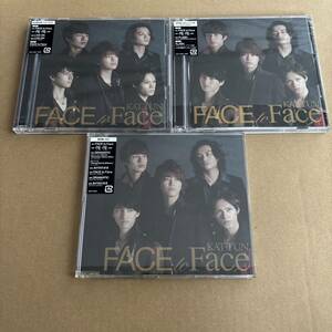 KAT-TUN FACE to Face 初回限定盤 初回プレス 通常盤 CD DVD シングル