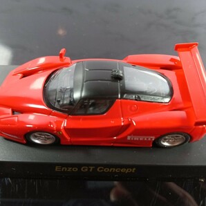 京商 FERRARI Enzo GT Concept RED S=1/64 フェラーリミニカーコレクション8/組み立てキット/完成品/カード付属/エンツォ/2011の画像6