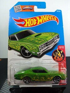 ホットウィール ’69マーキュリーサイクロン 100/250　Hot Wheels/MERCURY CYCLONE/HW FLAMES/MATTEL/未開封保管品