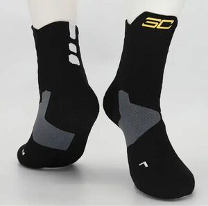 新品未開封 ステフィンカリー ソックス ブラック 黒 靴下 NBA バッソク