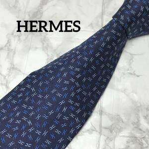 王道の逸品　HERMES エルメス ネクタイ　H柄