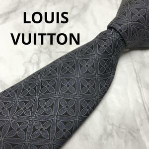 至高の逸品　LOUISVUITTON ルイヴィトン ネクタイ　フラワー　モノグラム　ダミエ