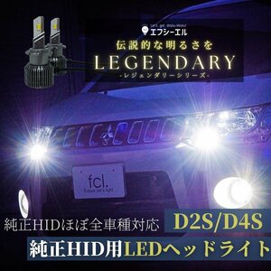 fcl.直営店 D2S/D4S共通 純正HID交換用 LED化キット 汎用タイプ ホワイト 【1年保証】エフシーエル