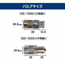 fcl.直営店 LED 【みんカラ1位】 S25 ピン角違い150度 抵抗内蔵LEDバルブ ウインカー エフシーエル_画像9