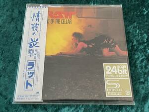 ★ラット★紙ジャケット★SHM-CD★完全生産限定盤★情欲の炎★日本盤★帯付★リマスター★RATT★OUT OF THE CELLAR★紙ジャケ★