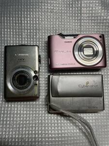 CASIO SONY Canon コンパクトデジタルカメラ 全3個