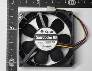 DC ファン：San Cooler 80、9A0812H430 1個組　新品未使用品