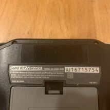 【動作未確認】Nintendo GAMEBOY ADVANCE ゲームボーイアドバンス AGB-001 AJ16715753 ブラック 本体のみ _画像3