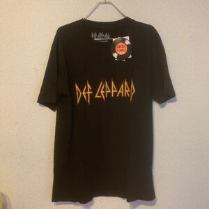 【新品未使用】Def Leppard デフ レパード プリントTシャツ バンドTシャツ ブラック サイズ3L メンズ 321A270D ネコポス送料230円