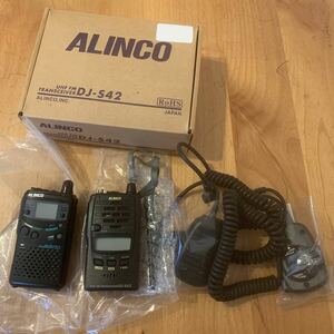 ALINCO アルインコ UHF FM TRANSCEIVER DJ-S42 CE0336 トランシーバー 無線機 アマチュア無線機 箱あり