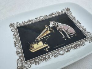 * Showa Retro / Victor / nippers / decoration plate / Novelty / enterprise thing / not for sale *