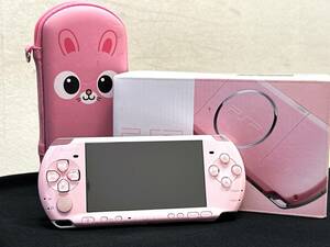 ※57713 美品 本体 PSP-3000 ブロッサムピンク SONY 携帯ゲーム機