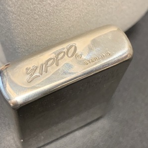 ※57419 ZIPPO ジッポ STERLING SILVER MANUFACTURING CO.BRADFORD,PA.U.S.A 銀 喫煙具 ケース付き 着火未 ライター 希少の画像5