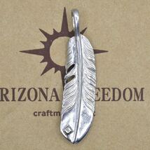 極美品 Arizona Freedom 小太陽神 先唐草フェザー 右向き70mm アリゾナフリーダム_画像5