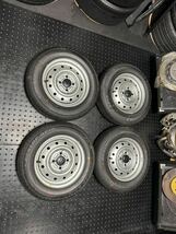 スズキ HA25S アルト 純正 ほぼ新車外し 美品 使用感小 13インチ 4J PCD100 4穴 DUNLOP SP10 145/80R13 2019年製_画像1