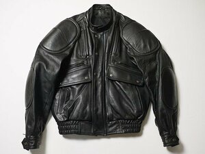 PLICANApli Carna cow leather rider's jacket regular goods lai DIN g jacket bike wear leather jacket kau leather 