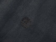 Timberland　ティンバーランド　コットンリネン　長袖　BDシャツ　正規品　ボタンダウン　綿麻　SLIM FIT　インド製　ロゴ刺繍　シャツ_画像4