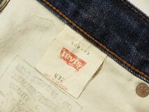 LEVI'S　リーバイス　502　デニムパンツ　正規品　502XX　初期復刻　ビッグE　ジーンズ　W32　日本製　TALONジップ　赤耳　セルビッジ_画像9