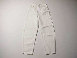  new goods * GANNIga knee Denim pants STARY W26 relax do car bdo leg wide tapered jeans high laiz