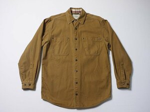 L.L.Bean　エルエルビーン　長袖　ダックシャツ　正規品　Sサイズ　裏ネル　フランネル　ワークシャツ　アウトドア　