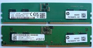 ★Micron製 or Samsung製 PC5-48000 (DDR5-6000) 8GB 1枚★ HPの取外し品