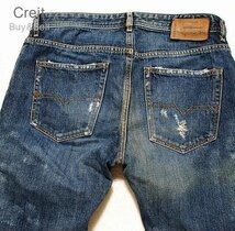 E13■美品★希少モデル★dieselディーゼルリミテッドエディション008of300BUSTERデニムジーンズパンツW33L32_画像5